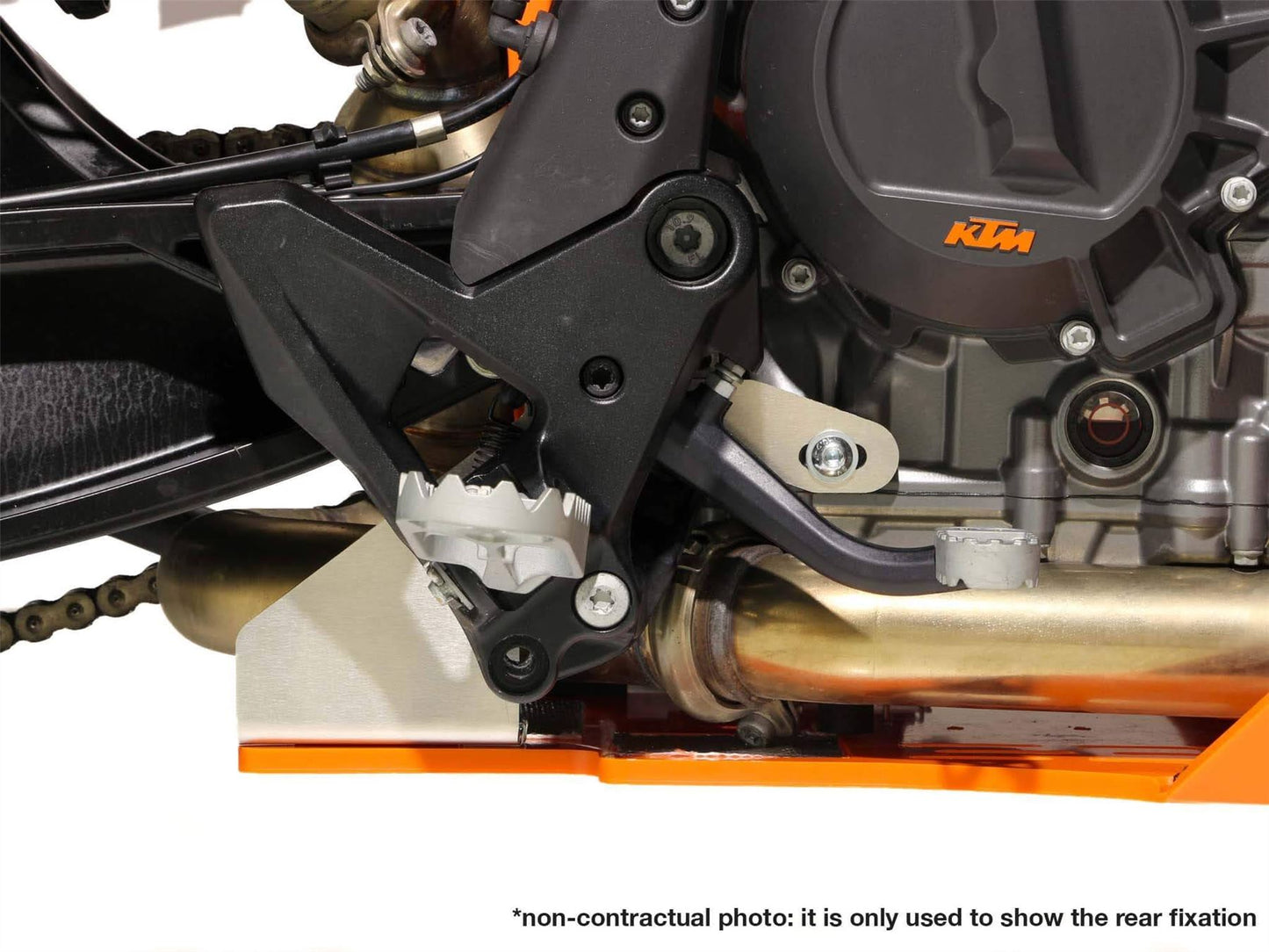 AXP RACING Adventure Skid Plate TOURING For KTM Adv 790 2024 Black AX1737