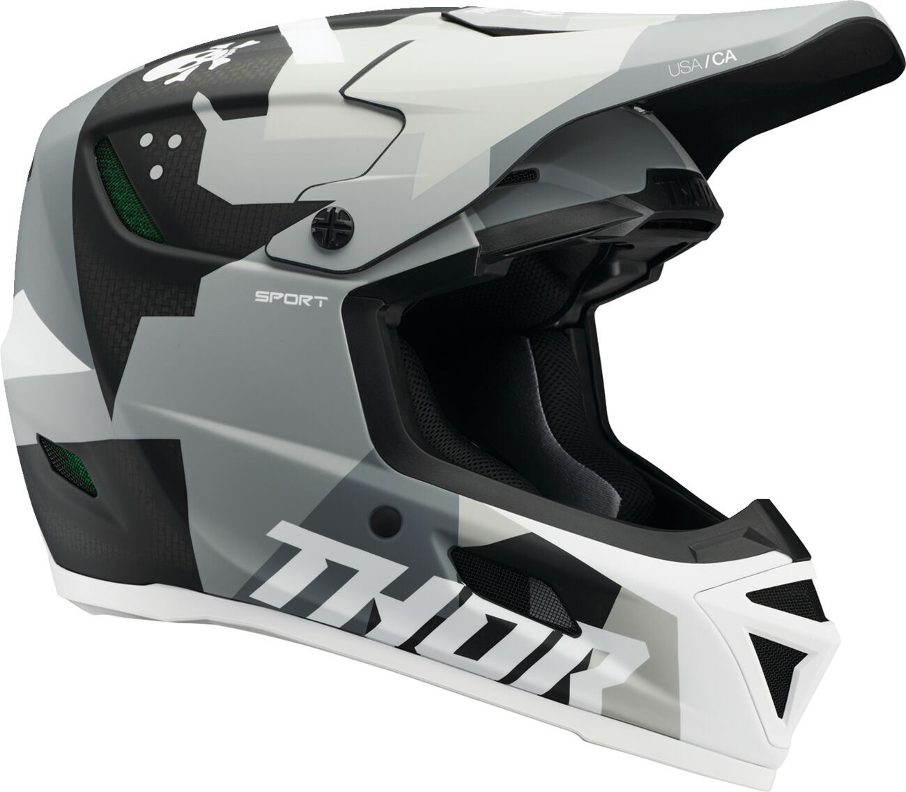 THOR Reflex Sport Carbon Brave MIPS® Helmet CARBON GREY/WHITE 2025 Model