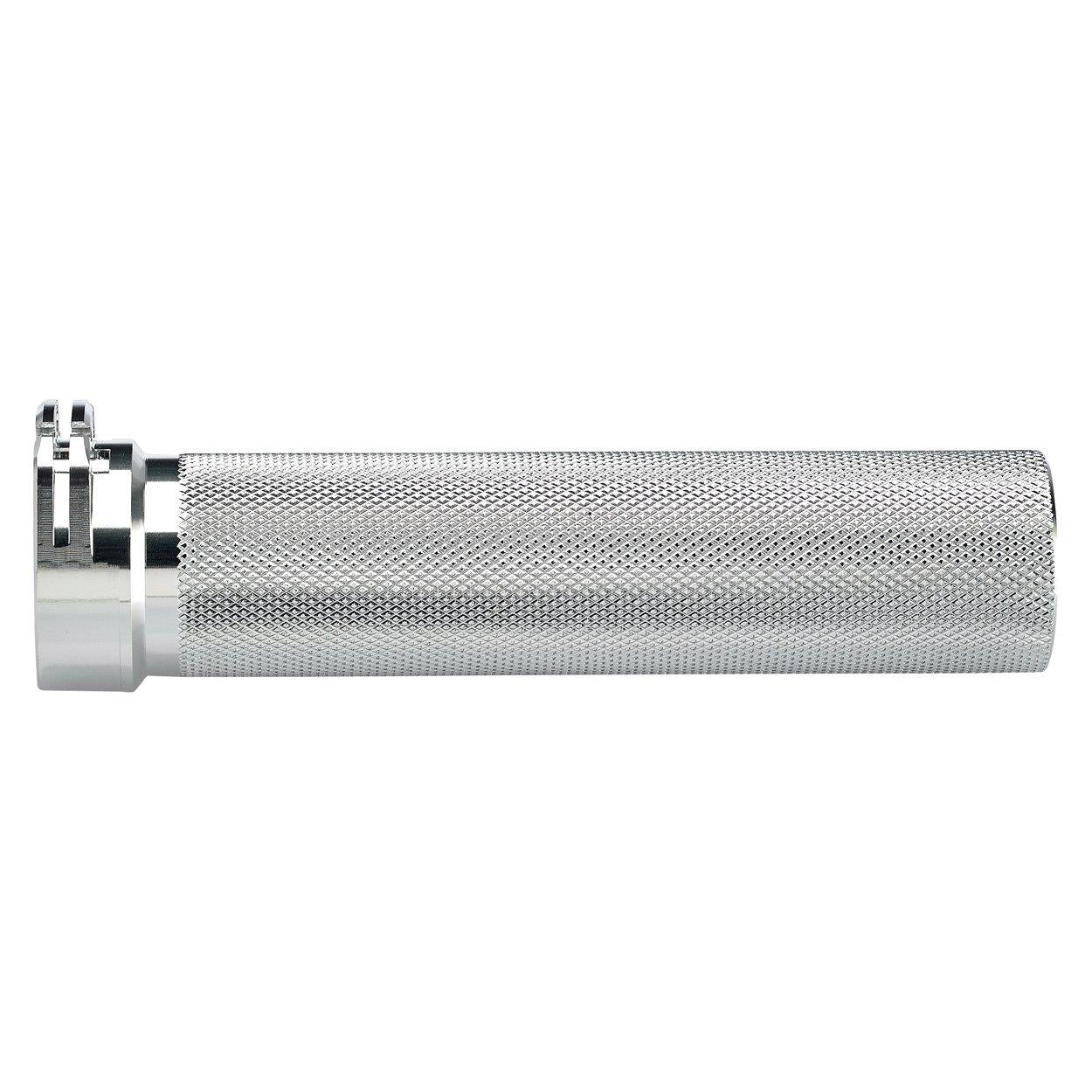 Biltwell Whiskey Throttle Tube 1" - Silver V-Twin Motorcycle