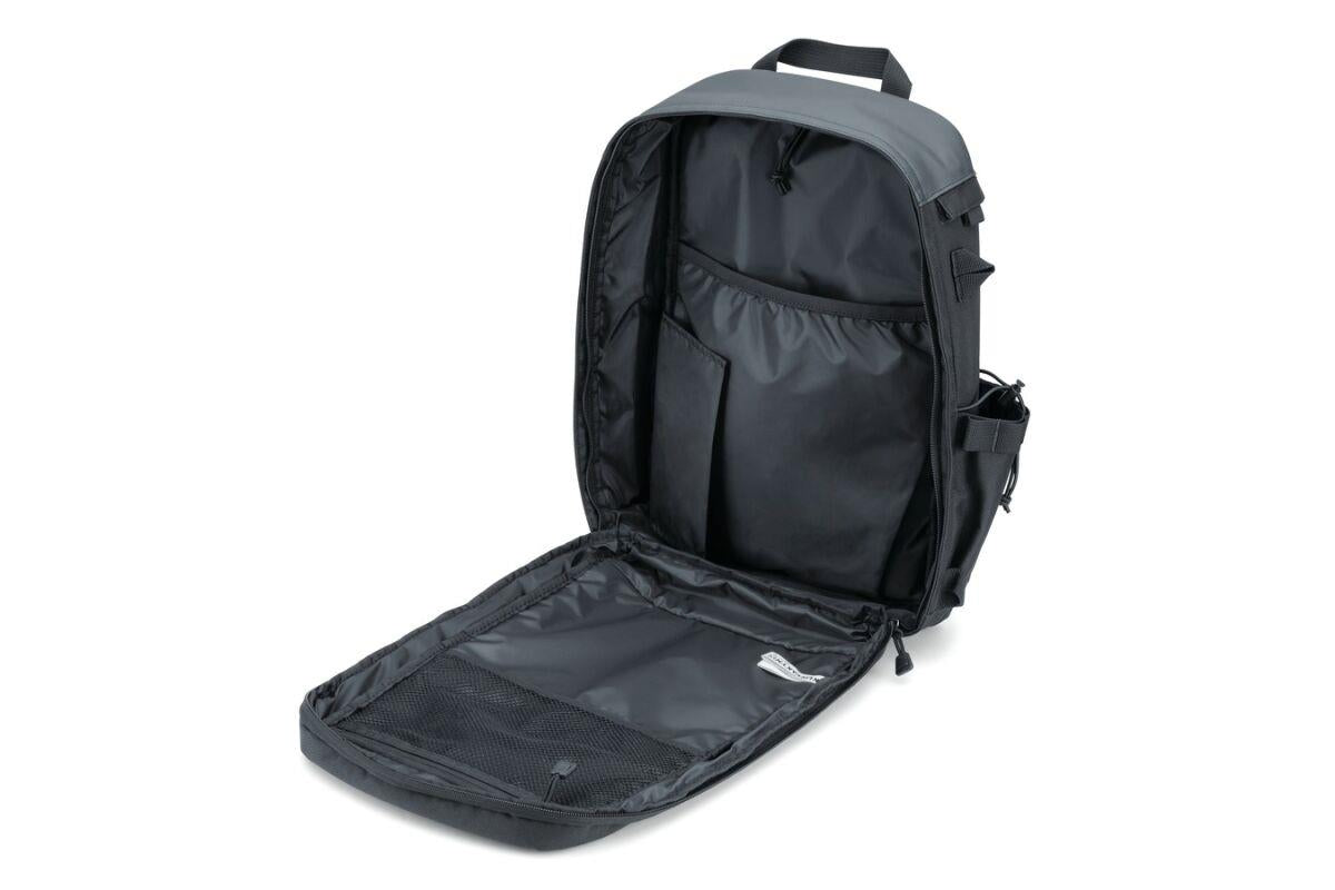 Kuryakyn Momentum Runaway Backpack Black Textile 20.5L Capacity KUR5257