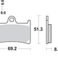 Sbs HS Street Excel Sintered Front Brake Pads For Yamaha YZF-R6 600 89-26 634HS