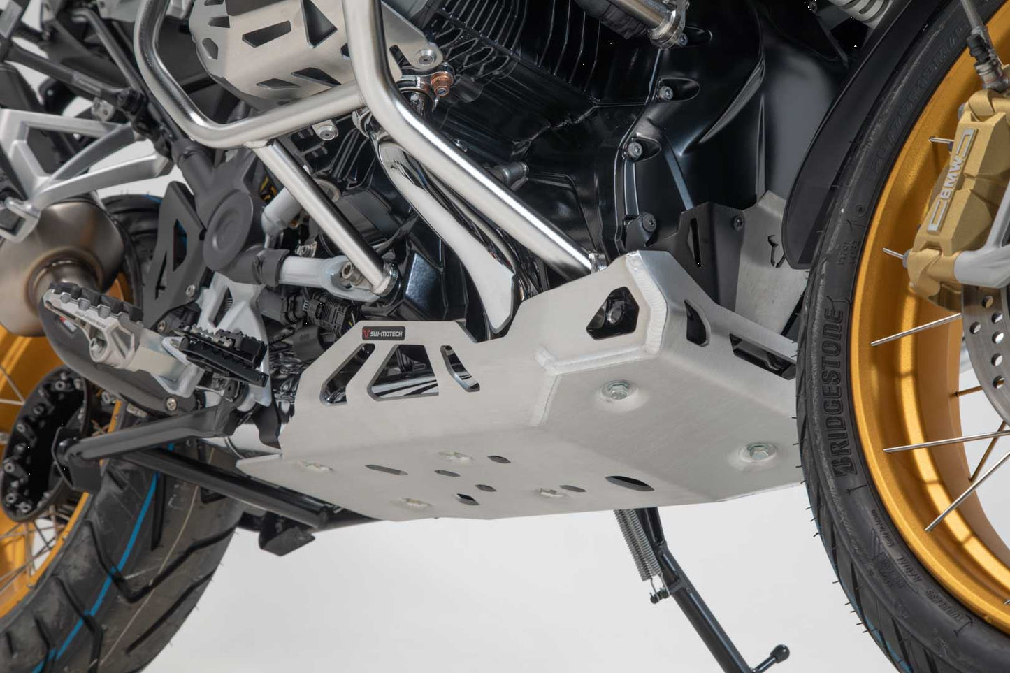 SW MOTECH Sump Guard Silver SW MOTECH Bmw R 1250 Gs Adventure 2019-2023 Mss.07.904.10002/S