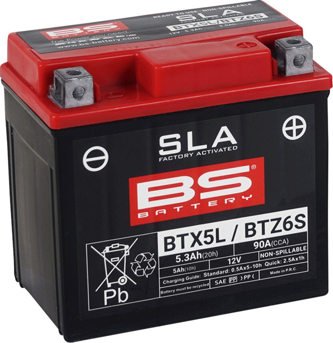 BS Battery SLA Factory Activated AGM Battery For Honda TRX 90 X 79-26 300670