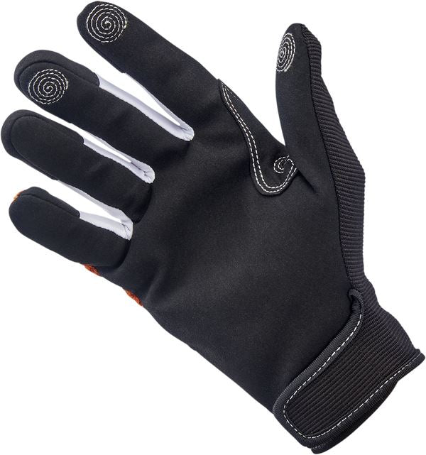 Biltwell Motorcycle Gloves Anza Orange/Black