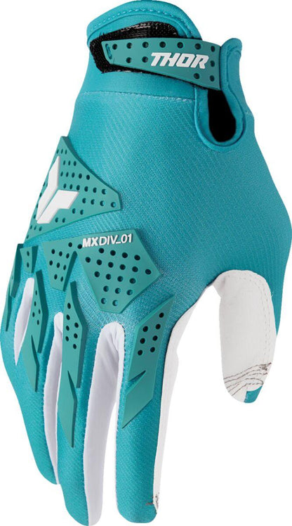 THOR Women's Launchmode XP Gloves Green/Blue