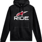 Alpinestars Hoodie Ride 4 0 P/O Black/Red/White