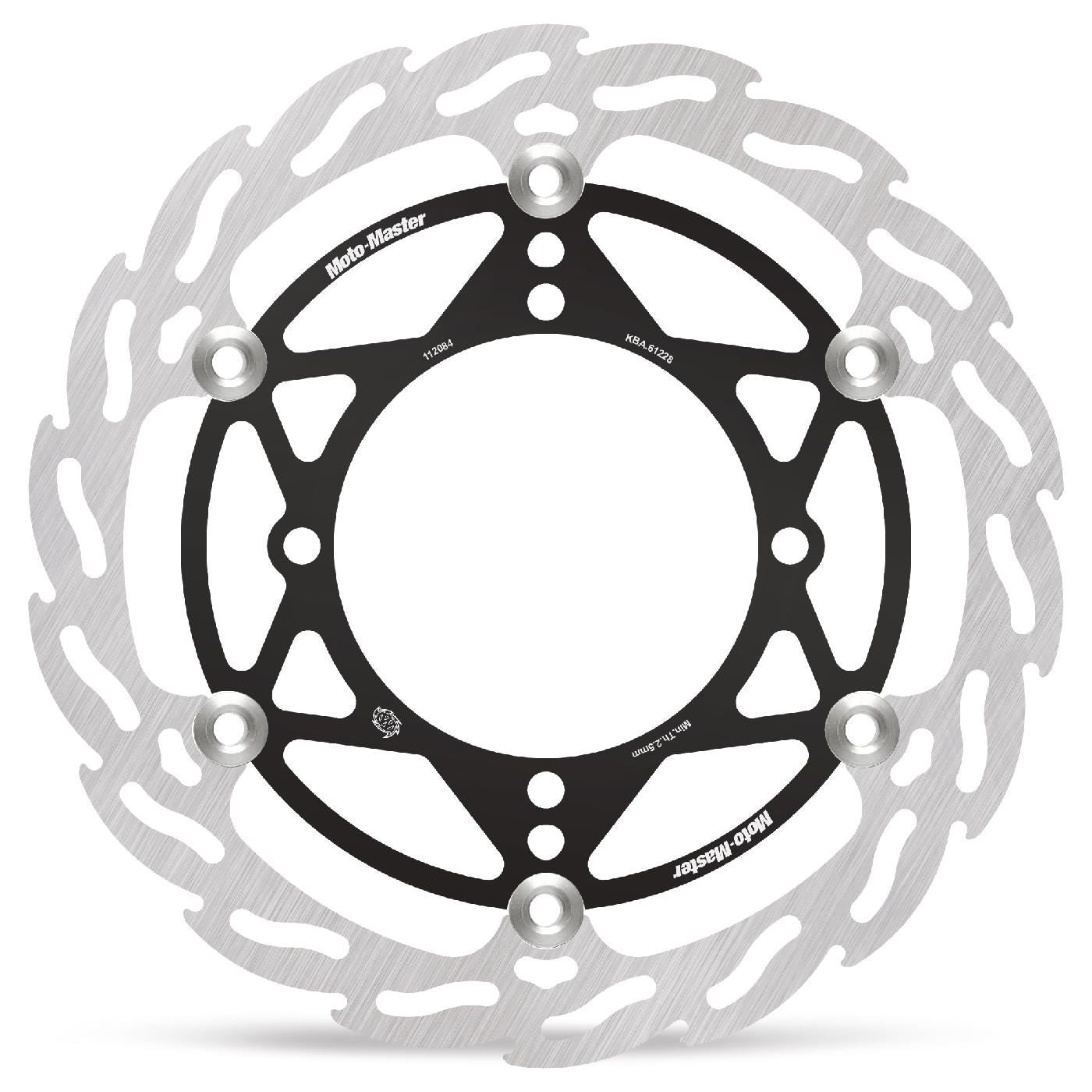 Moto-Master 270 Disc For Kawasaki KX 250 2006-2024 Black Aluminium Each 112084