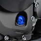 Daytona Bullet Oil Filler Cap M20xP2.5 Blue Aluminum with O-ring & Wire-lock 98400
