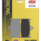 Sbs DC Racing Dual Carbon Brake Pads For Suzuki GSX-R 600 1994-2003 Carbon 631DC