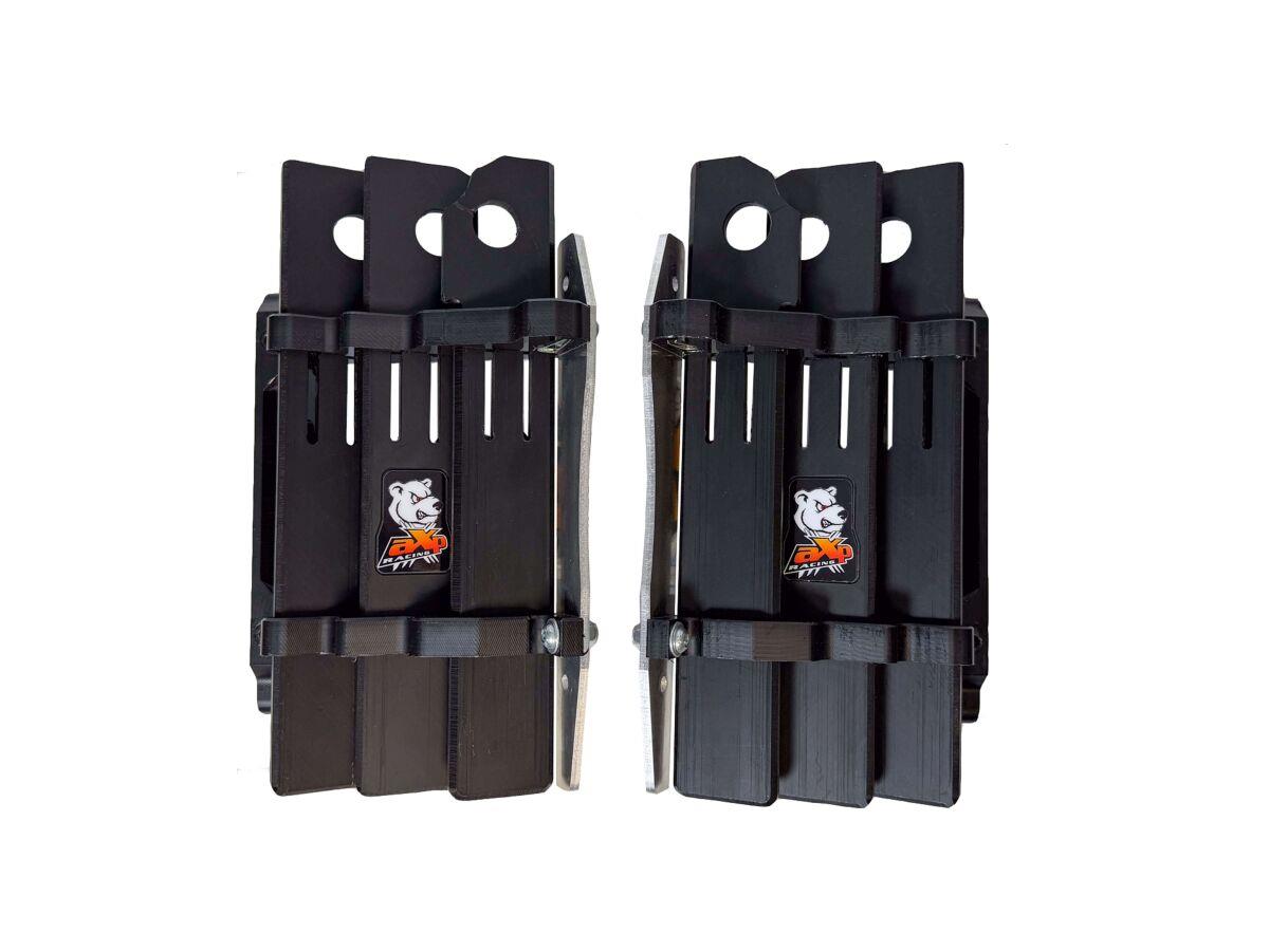 AXP Racing HDPE Radiator Braces For KTM EXC 300 TBI 2023-2026 Black AX1797
