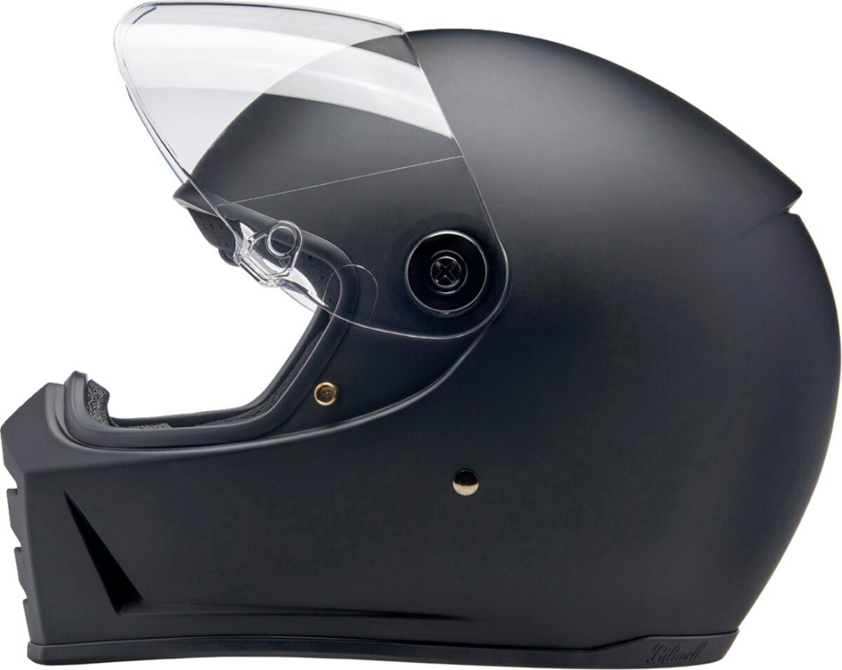 BILTWELL Lane Splitter Flat Black Motorcycle Helmet