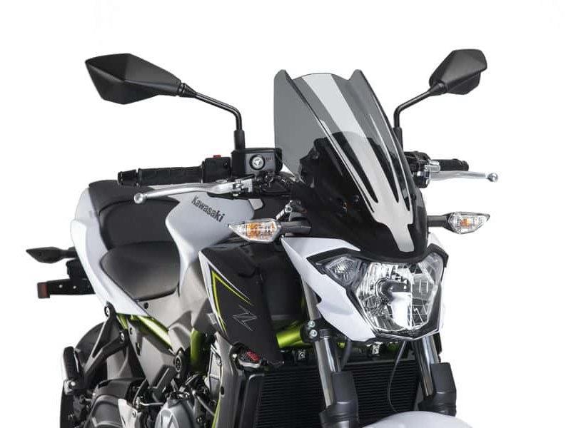 PUIG New Generation Touring Screen Dark Smoke for Kawasaki Z650 17-19 9369F