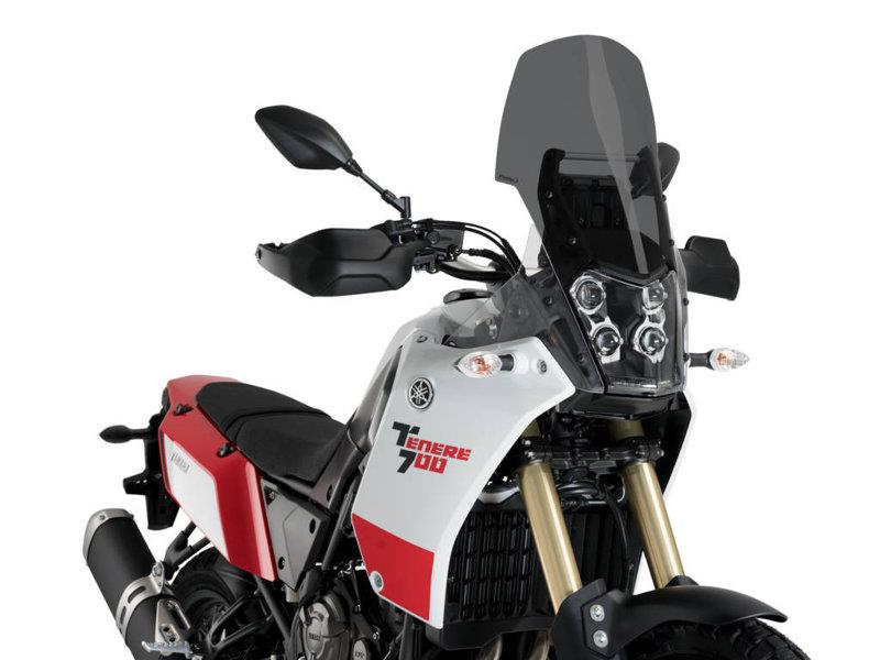 PUIG Touring Screen Dark Smoke for Yamaha Tenere 700/Explore/Extreme/Rally/World Raid 19-25 3727F