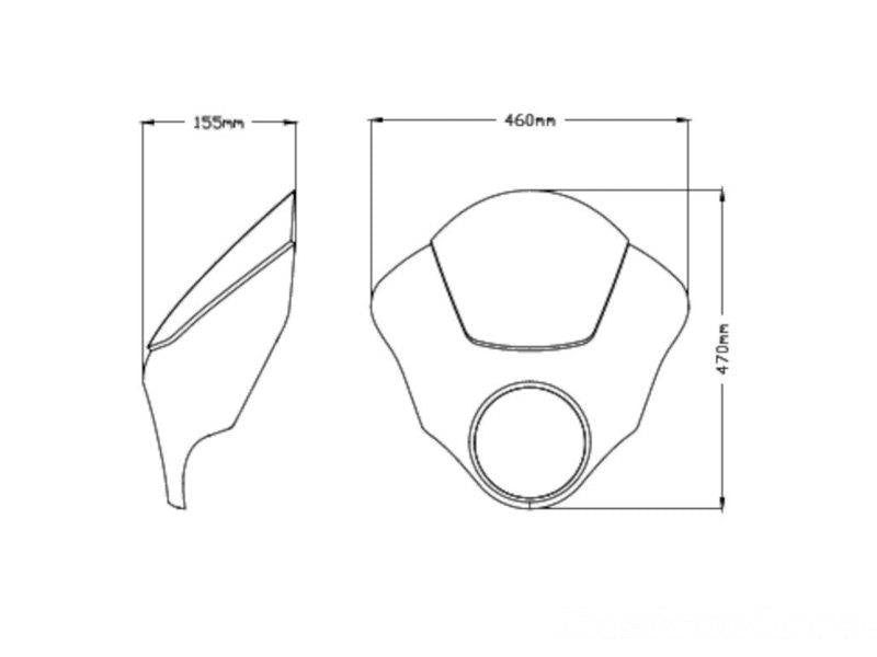 PUIG Dark Night Screen Dark Smoke for Yamaha XV 950/R 14-20 21109F