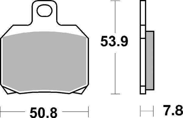 Sbs RQ Road Racing Carbon Tech Brake Pad For Ducati Monster 937 1998-2025 730RQ