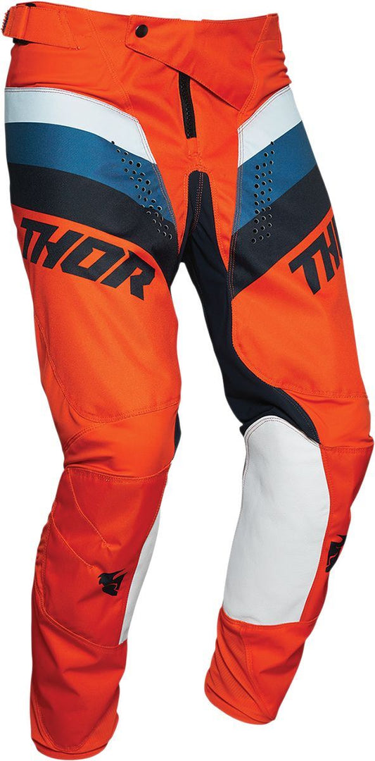 Thor Pulse Racer Pants Adult Motocross MX Orange/Midnight 36 Inch Waist