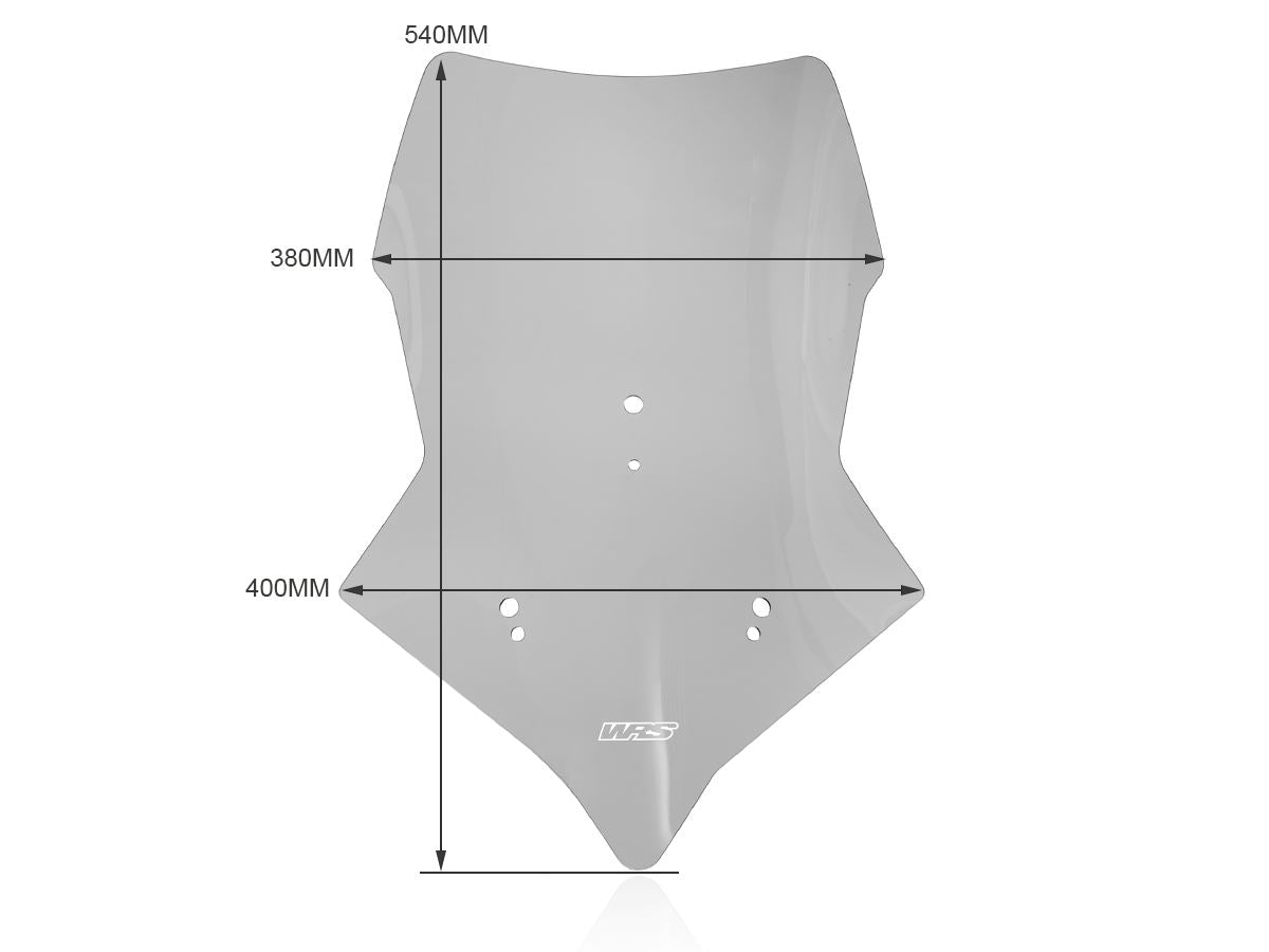 WRS Windscreen Touring X-Cape 650 Smoke Mm001f