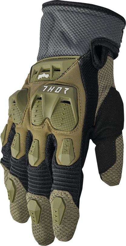 THOR Terrain Gloves Green/Black