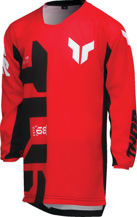 THOR Youth LAUNCHMODE Forge Jersey RED 2024 Model