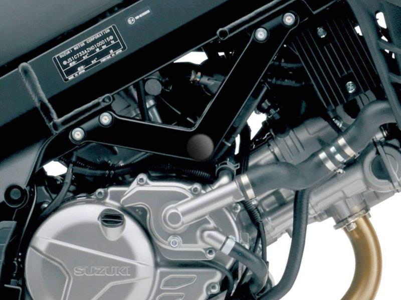PUIG Chassis Cap Black for Suzuki V-Strom 650 12-25 3893N