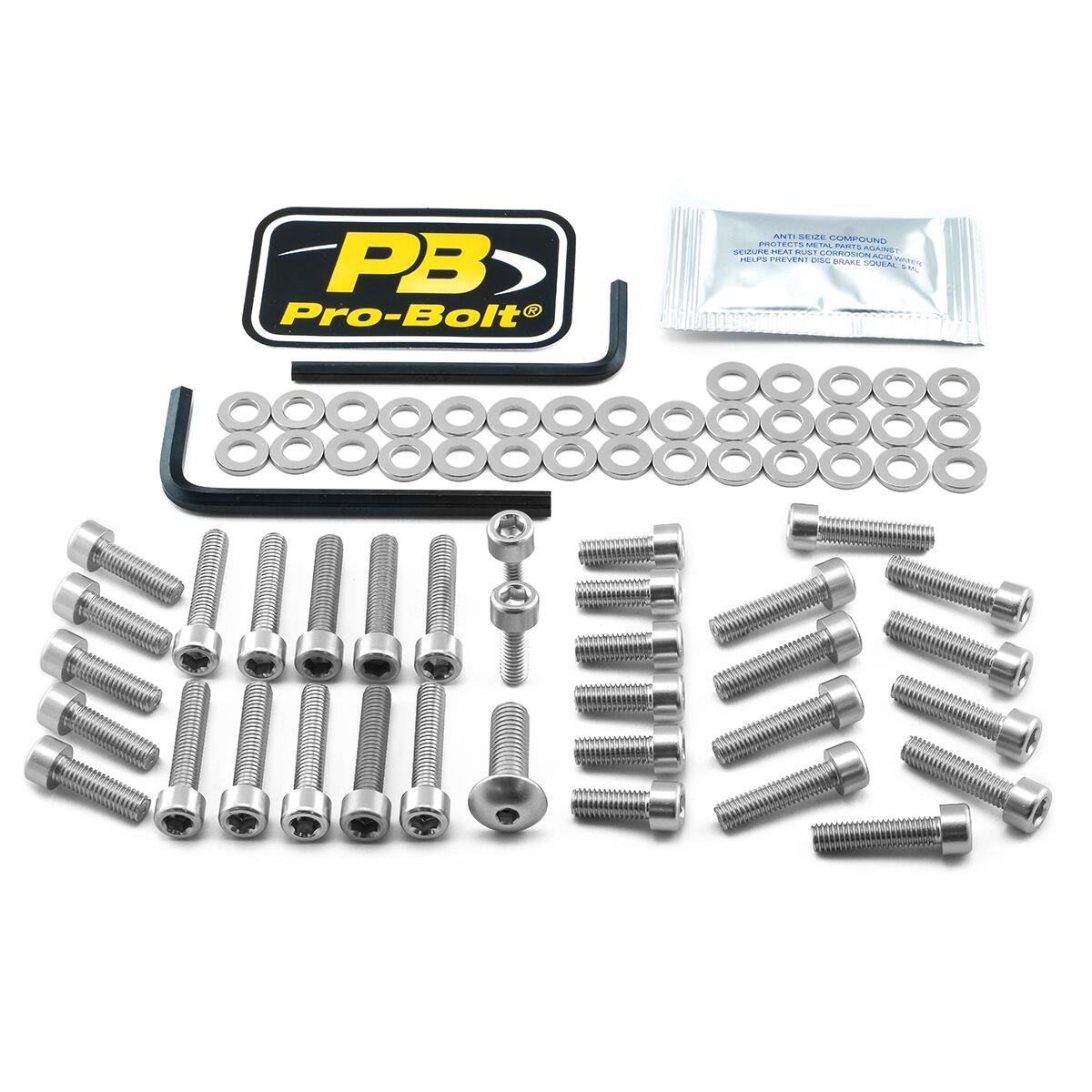 Pro Bolt Aluminium Engine Bolt Kit For Yamaha YZF-R1 1000 2009-2014 EYA406S