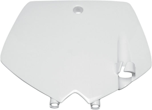 UFO FRONT NUMBER PLATE KTM 65SX WHITE KT03071047