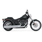 VANCE & HINES Big Shots Long Exhaust System Chrome for Harley Davidson SOFTAIL 86-11 17924