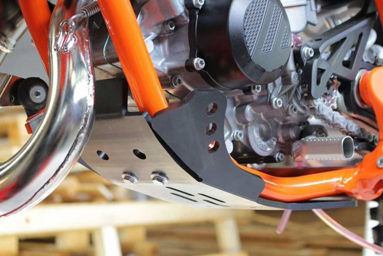 AXP RACING Skid Plate 6MM For KTM Gas Gas Husqvarna SX/TC/MC85 18-24 Black AX1485