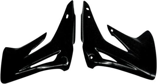 UFO RADIATOR COVERS HONDA CR85 BLACK HO03630-001