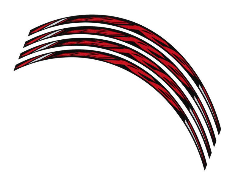 PUIG R1 Rim Stickers Red Universal 5124R