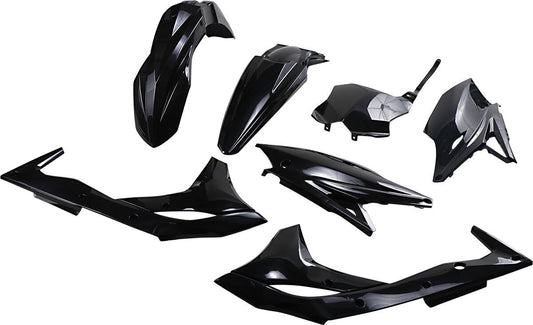 UFO COMPLETE BODY KIT KAWASAKI KXF250 BLACK KAKIT224-001