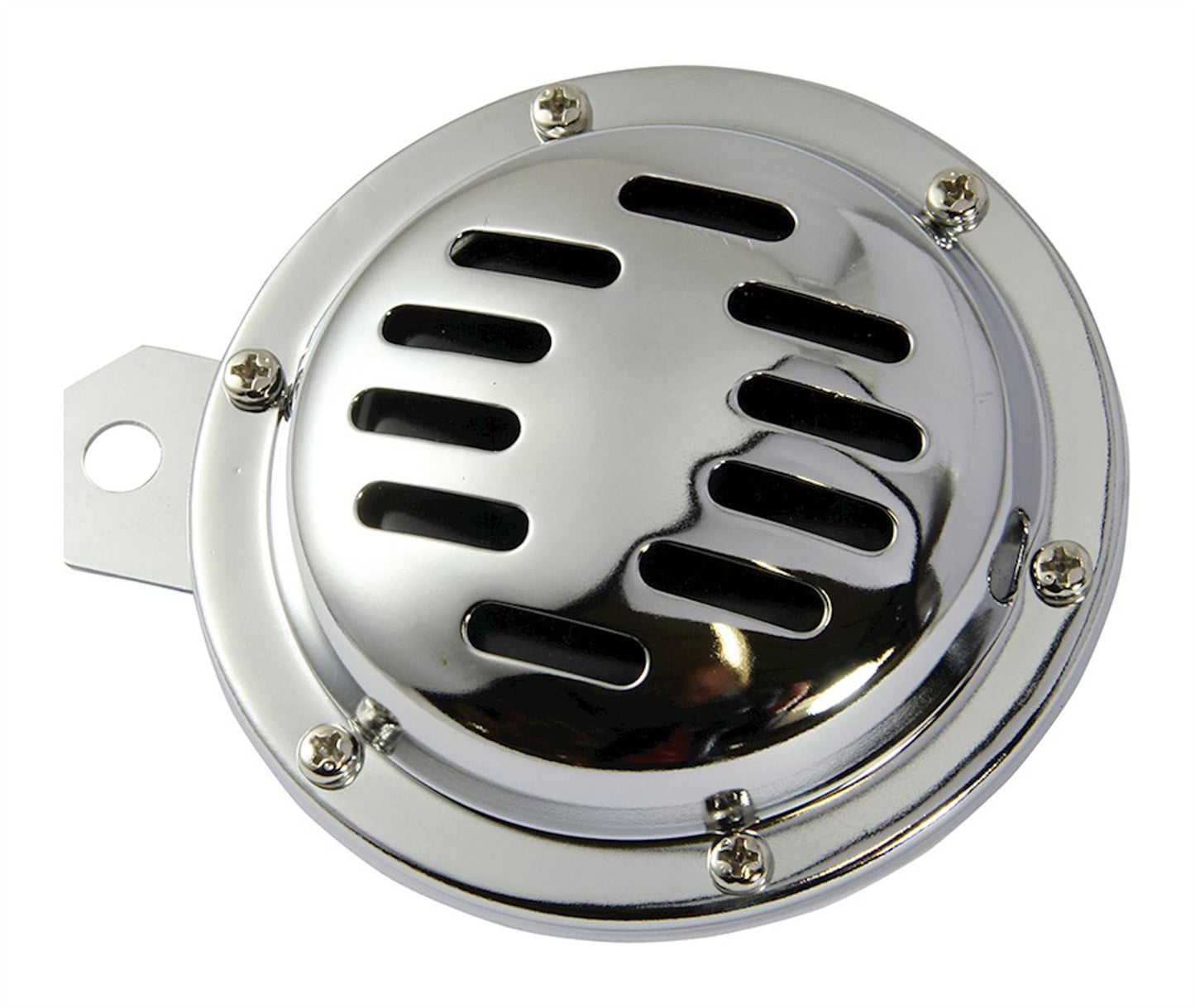 Bike‑It 12 V Slitted Chrome Universal Horn – 110 DB, 100 Mm (BI‑HOR12VCHS)