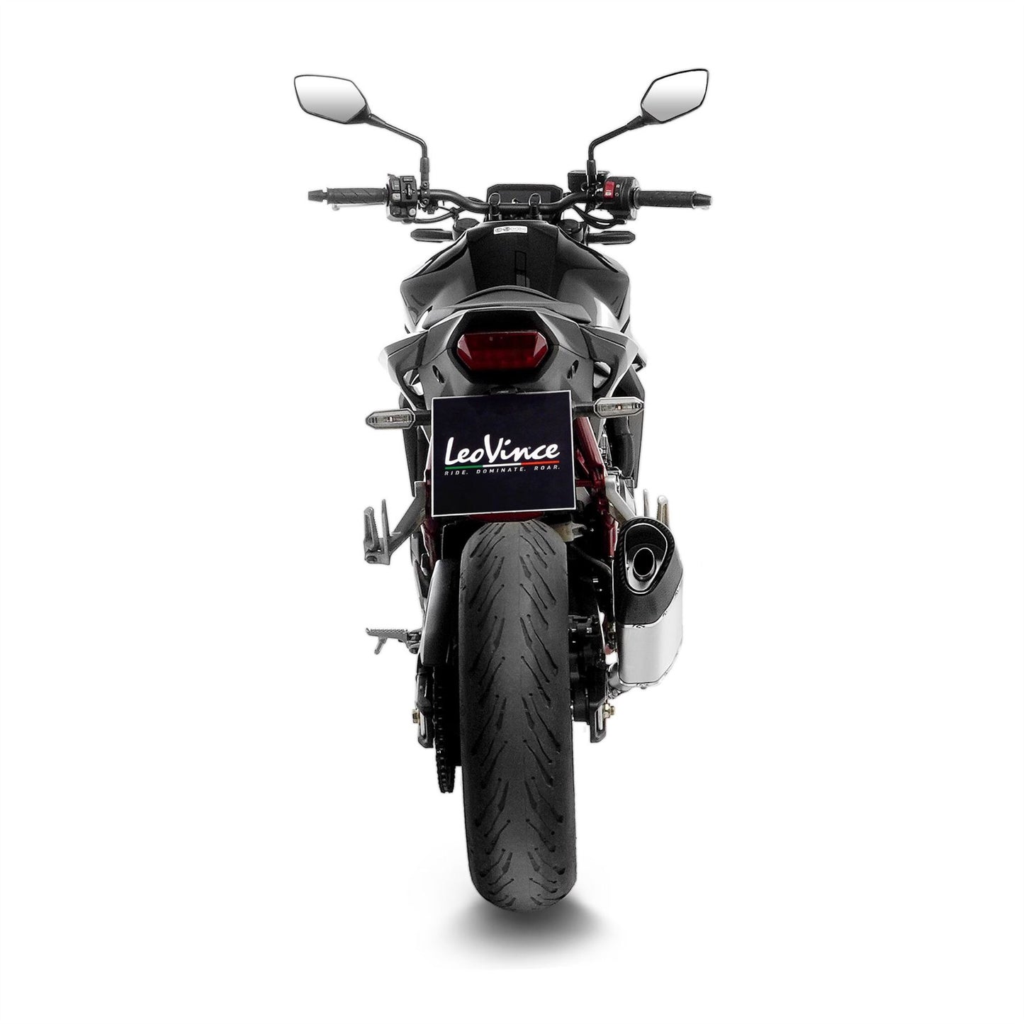 Leovince Muffler Lv-14 R For Honda CC 750 Silver Stainless Steel 15600u