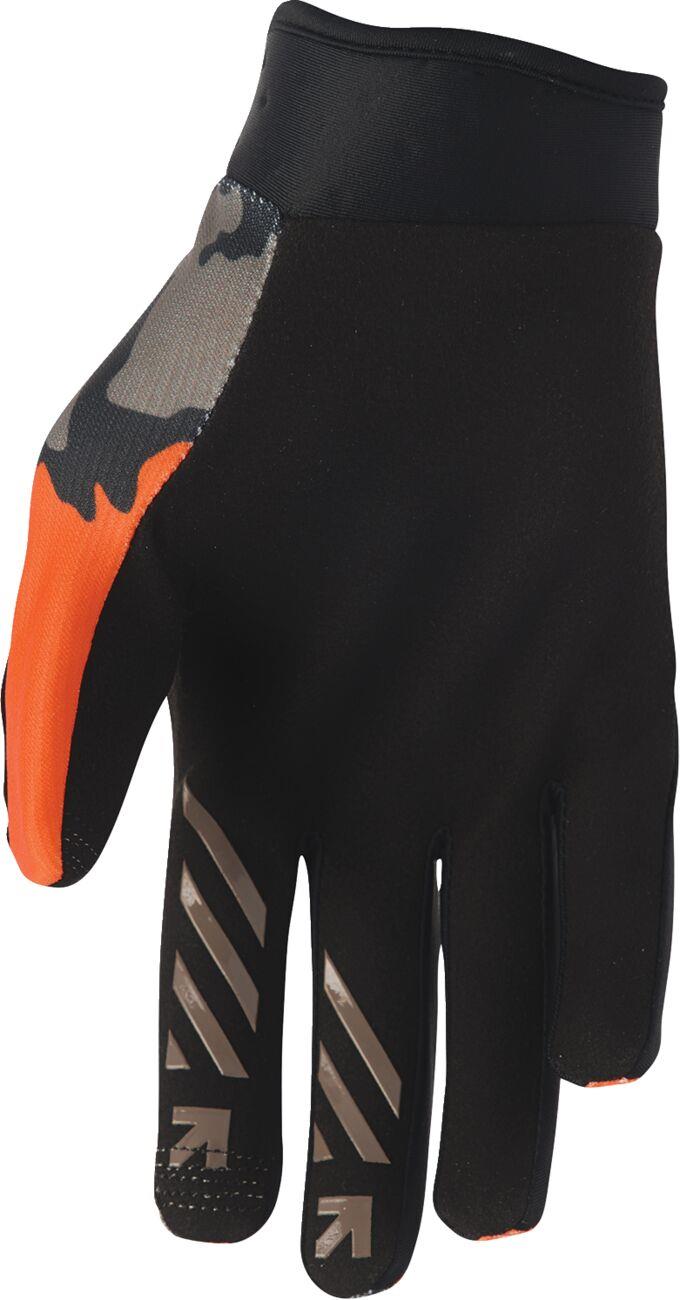 THOR Launchmode Hunter Gloves Orange/Brown/Black