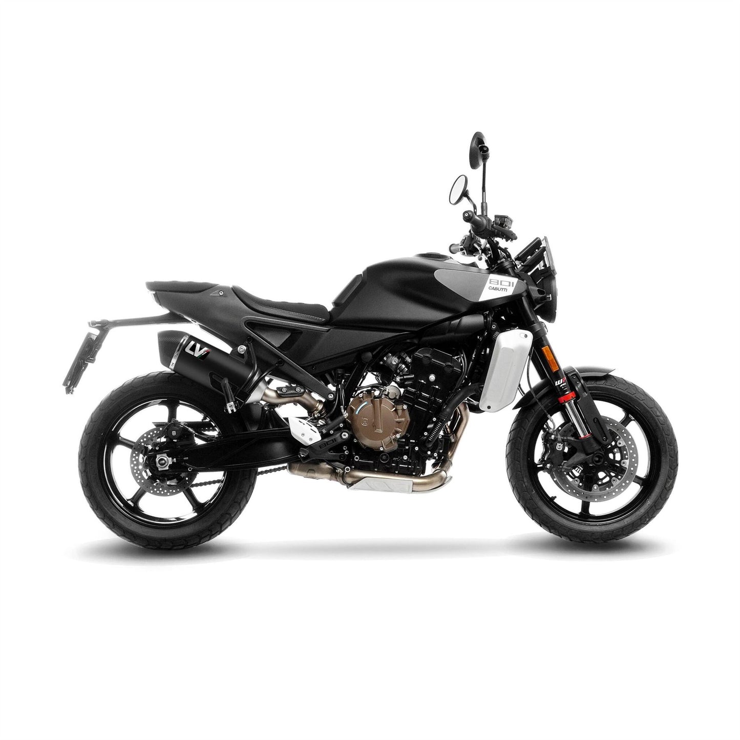 Leovince LV-14 Black Edition Slip-On Muffler Husqvarna Svart 801 24-25 15615B