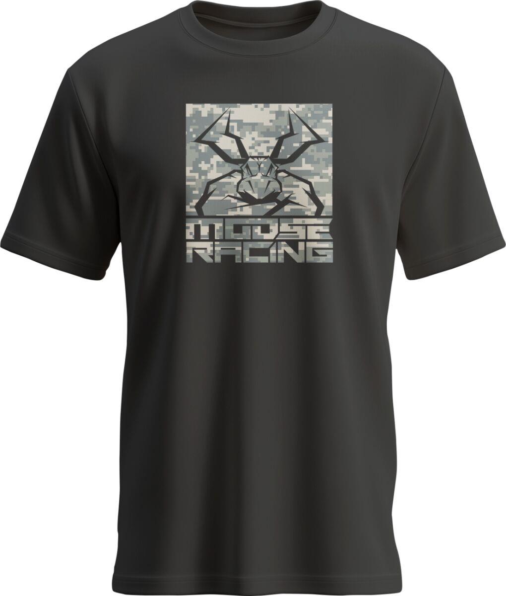 Moose Racing T-Shirt Youth Agroid Camo Black
