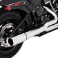 Vance & Hines Pro Pipe 2-into-1 Exhaust System Chrome For HD FXLRS 1923 18-24 17387
