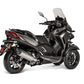 Akrapovic Slip-On Line Muffler Scooter SS/CF For Yamaha MW 300 20-24 S-Y3SO2-HRSS
