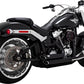 Vance & Hines Shortshots Staggered Exhaust System For Harley Davidson FXBR 1923 18-24 47335