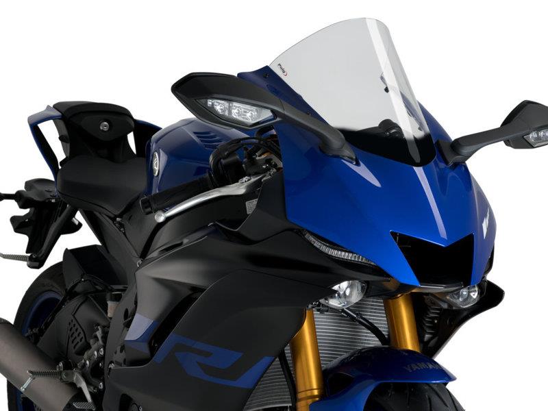 PUIG R-Racer Screen Light Smoke for Yamaha YZF R6/Race/R7 17-25 3633H