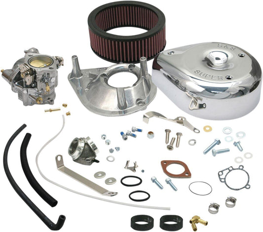 S&S Cycle Super E Carburetor Kit With Manifold For Harley XLH 1000 79-85 11-0406