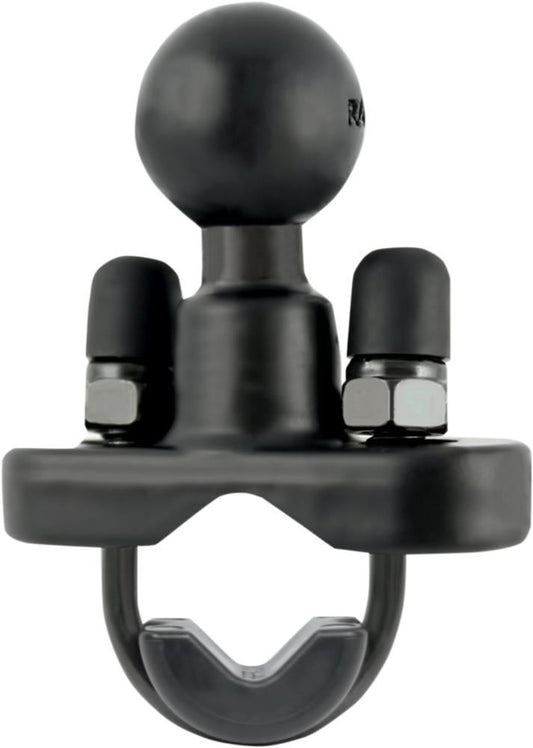 Ram Mounts Rail Base U-Bolt & 1 in. Ball for Rails from 0.5 in. to 1.25 in. in Diameter - RAM-B-231Z