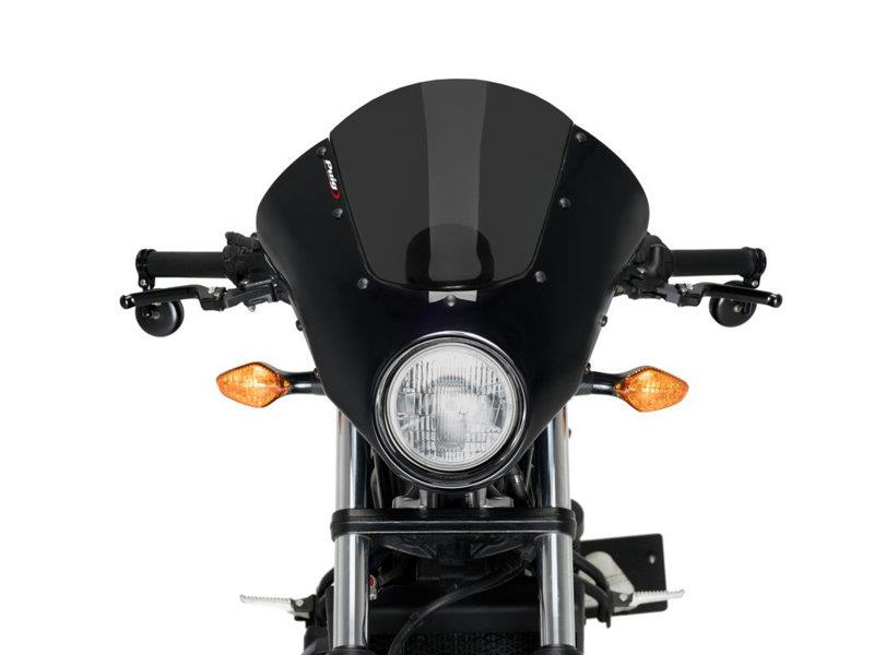 PUIG Dark Night Screen Dark Smoke for Honda CMX500 Rebel 17-19 21100F