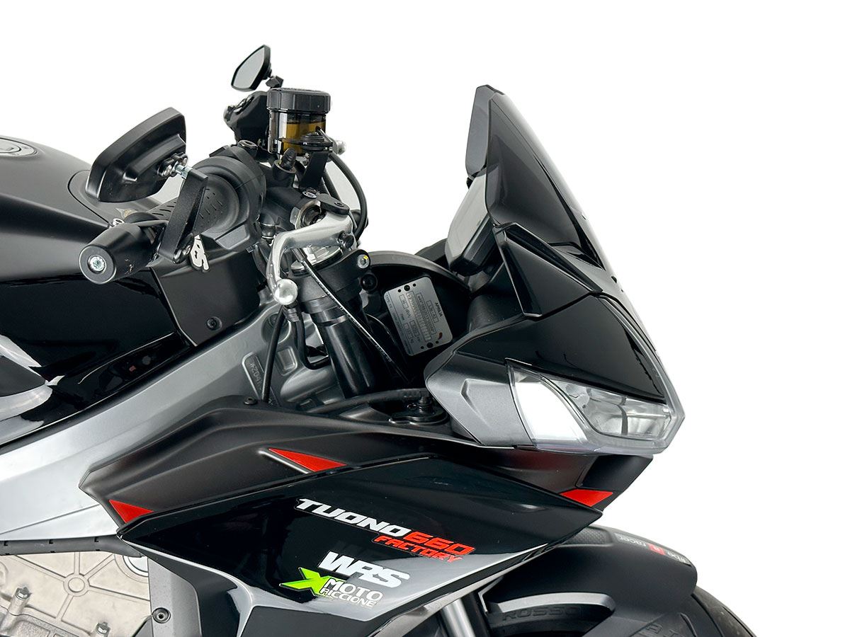 WRS Windscreen Sport Aprilia Tuono 660 Dark Smoke Ap006fs