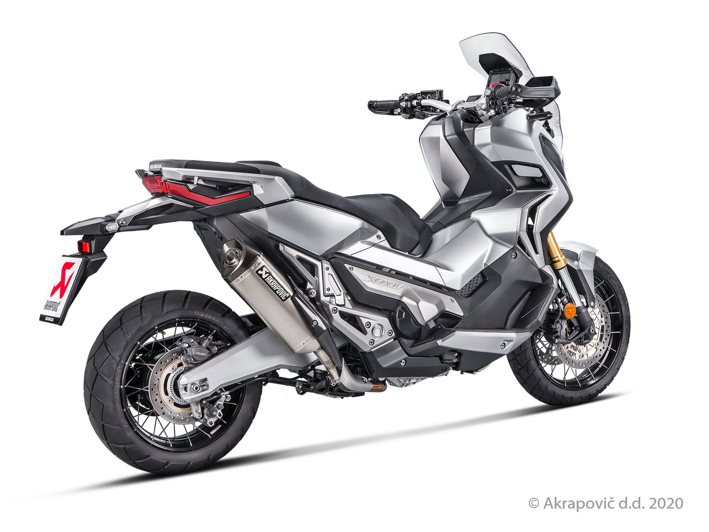 Akrapovic Slip-On Line Muffler Scooter For Honda X-ADV 750 ABS 17-24 S-H7SO4-HRT