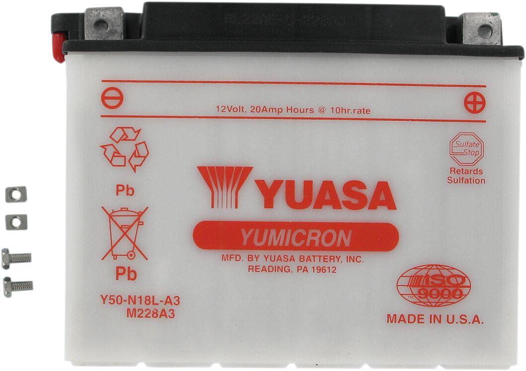 Yuasa Conventional Battery For Honda GL 1500 SE 1988-2000 Black Y50-N18L-A3(DC)