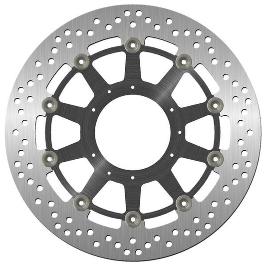 Sbs Stainless Steel Brake Rotor For Honda CB 1000 R 2017 Black Silver 5300A