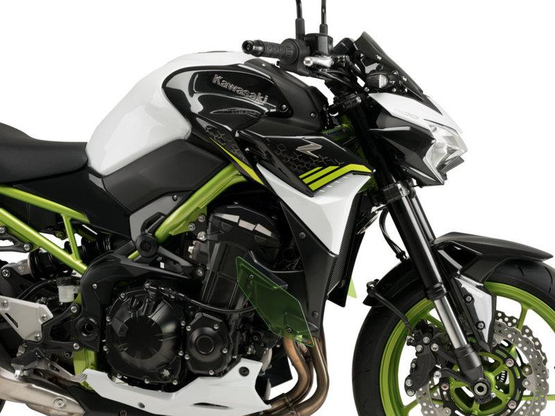 PUIG Naked Downforce Spoilers Green for Kawasaki Z900 20-24 20284V