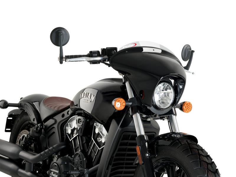 PUIG Batwing Sport Screen Light Smoke for Indian Scout Bobber 18-25 21073H