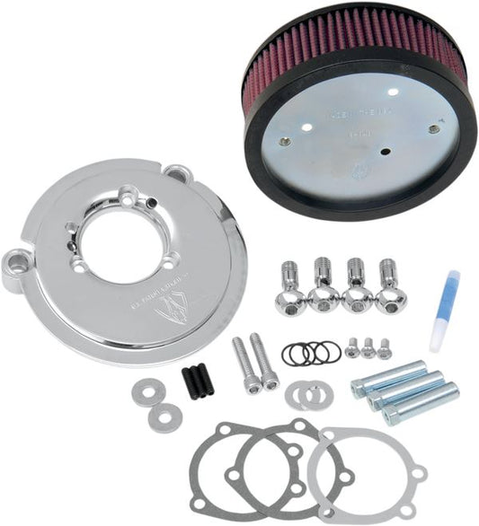Arlen Ness Big Sucker Air Filter Kit Chrome Silver For HD XL 883 N 88-22 18-825